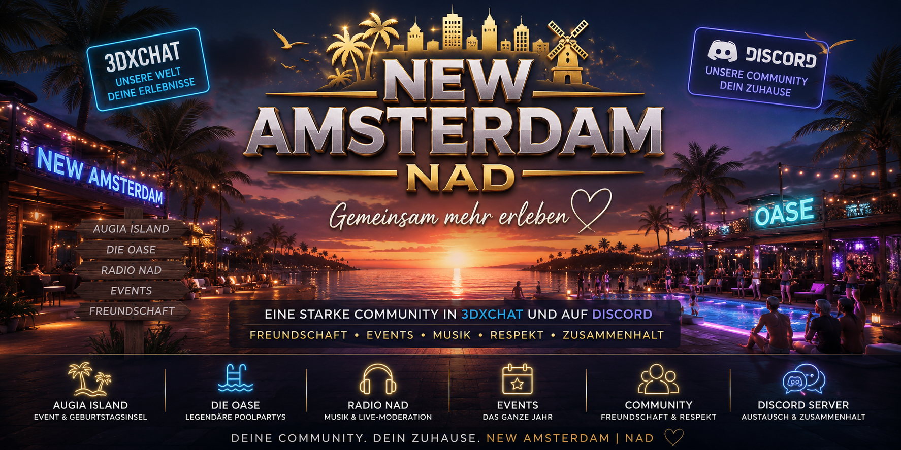 New Amsterdam | NAD - Discord - 3dxchat - Community