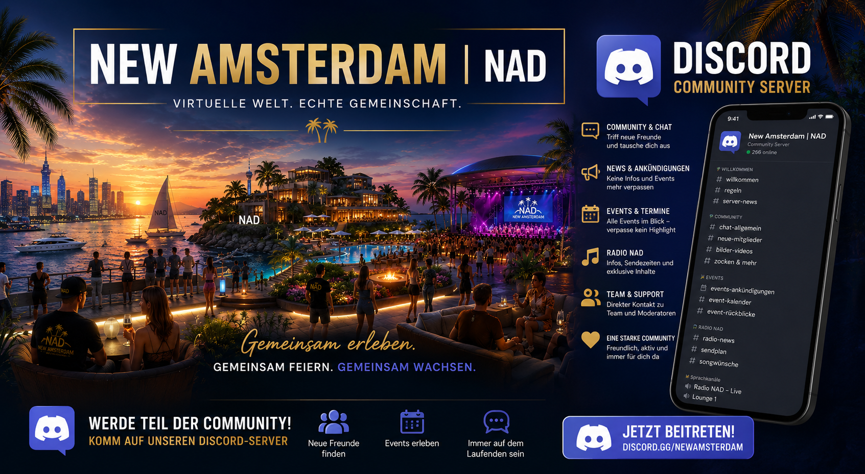 New Amsterdam | NAD - Discord Community Server