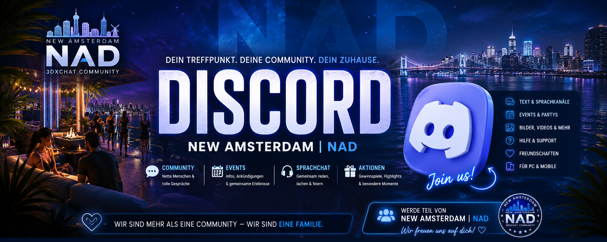 Discrod - New Amsterdam - Community
