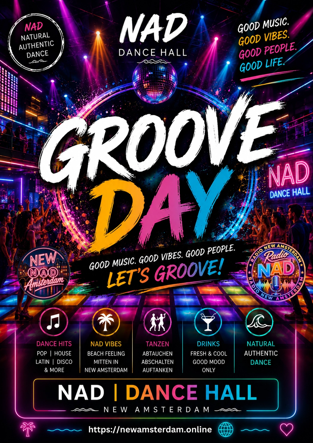 NAD - Groove Day - NAD - Dance Hall - New Amsterdam