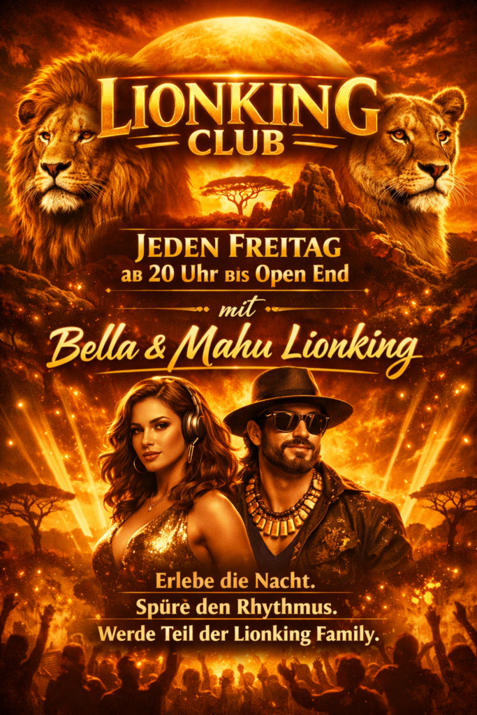 FLyer Lionking Club Freitags - NAD Partner Club